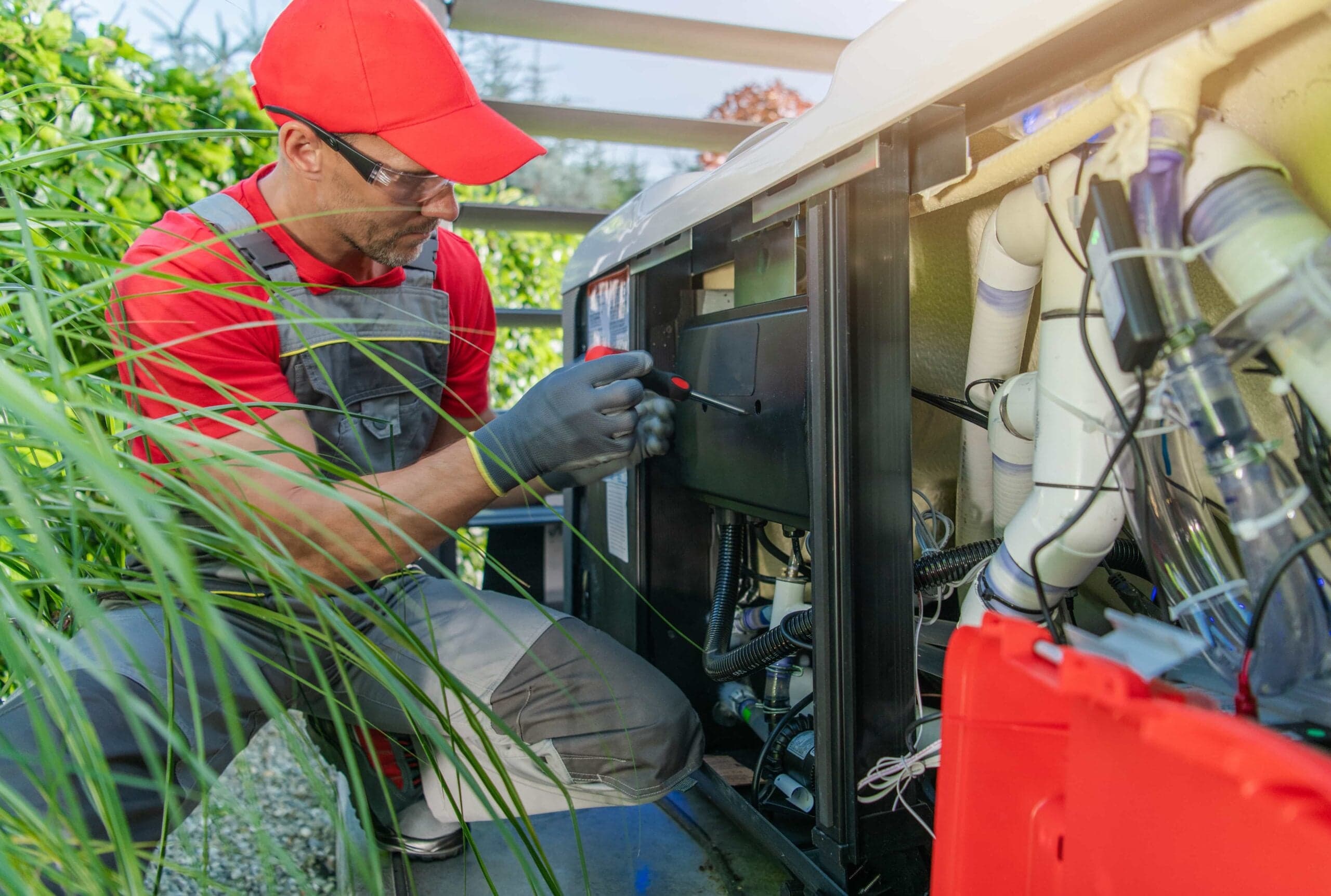 Generator Repair FL: 2026 Hurricane Readiness Guide 1 A professional technician performing generator repair FL and maintenance service for a home in Ocala, FL.